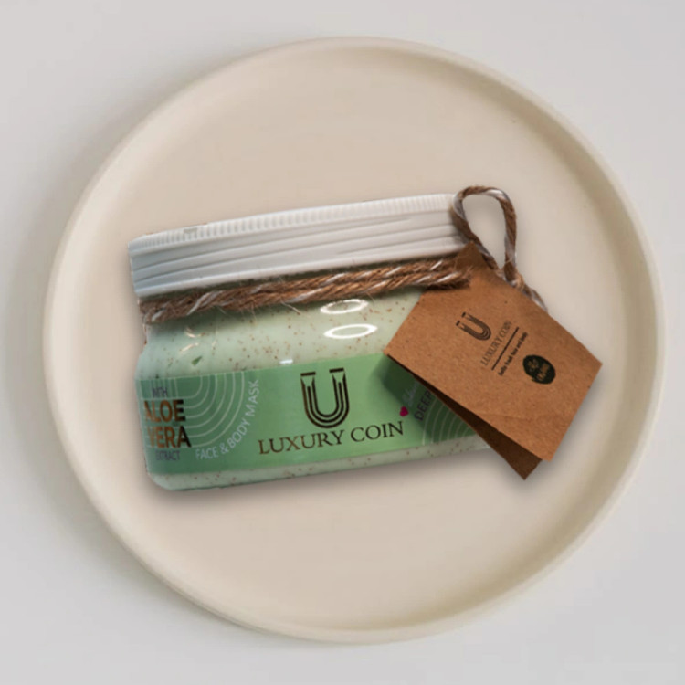 ماسک اسکراب صورت و بدن آلوئه ورا لاکچری کوین